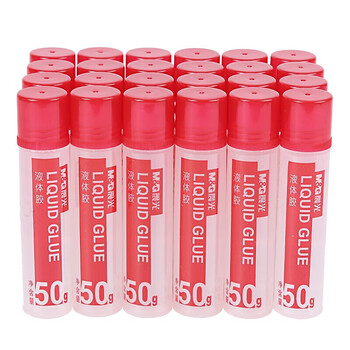 晨光（M&G）50ml高粘度液体胶 办公快干耐用胶水 学生手工黏胶(软胶头涂抹均匀) 24支装AWG97004