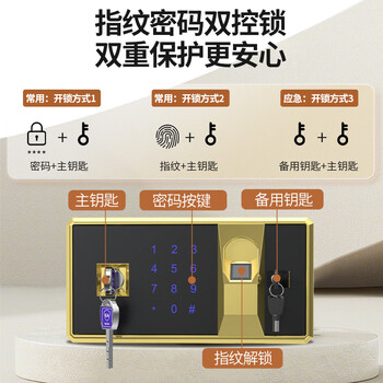 中伟（ZHONGWEI）保密柜文件柜铁皮档案柜储物柜钢制防盗柜密码柜指纹锁通双节