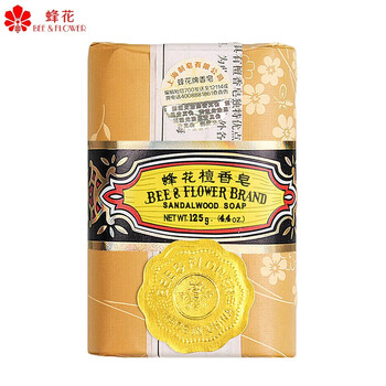 蜂花【特价】香皂 檀香型125g*10块 国货 亲肤洁净 沐浴肥皂