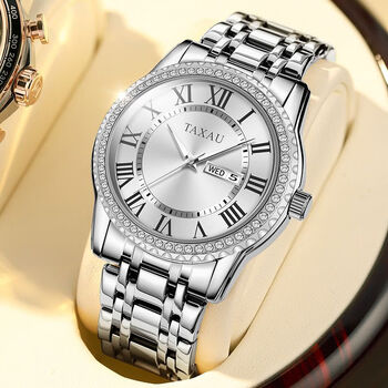 理查德米勒richardmille同款官方名牌男士手表时尚潮流双日历防水夜光