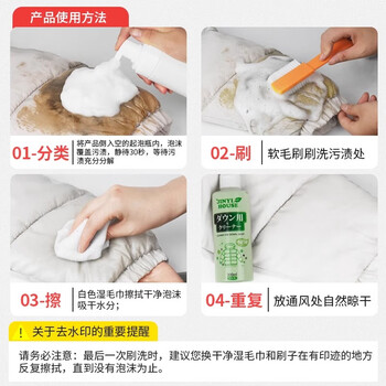 JINYIHOUSE羽绒服清洗剂200ml喷雾免水洗干洗剂家用日本去油渍神器清洁剂 JINYIHOUSE羽绒服清洗剂200ml喷雾免水洗干洗剂家用日本去油渍神器清洁剂