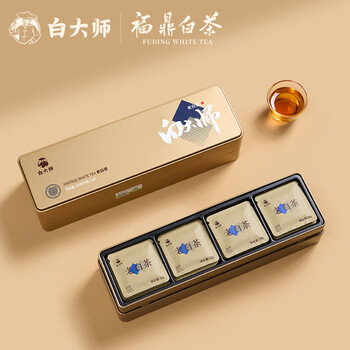 白大师刚柔并济2018年寿眉饼干茶240g(120g*2盒) 甄选福鼎老白茶