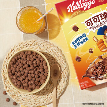 家乐氏(Kellogg)进口可可球富含钙铁锌麦片谷物脆儿童学生营养早餐代餐170g 家乐氏(Kellogg)进口可可球富含钙铁锌麦片谷物脆儿童学生营养早餐代餐170g