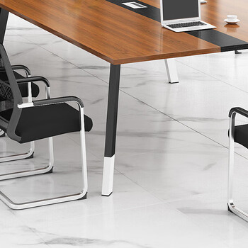 圣黎会议桌长桌洽谈培训桌组职员办公桌 3.5米会议桌+12把椅