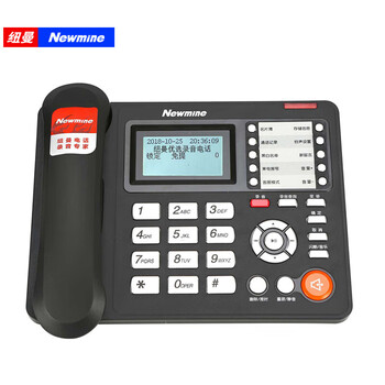 纽曼（Newmine）HLHL2008TSD-2082(R)固定录音电话机 商务座机录音管理系统 会议录音电话