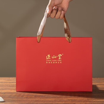 正山堂茶叶 正山小种红茶 小神农架野茶礼盒100g 锦绣风雅 健康礼品送礼