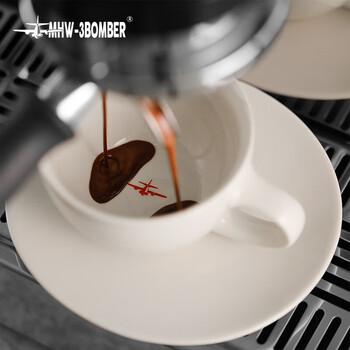 MHW-3BOMBER轰炸机[礼物]陶瓷咖啡杯拿铁拉花杯杯碟ins复古高级感小众