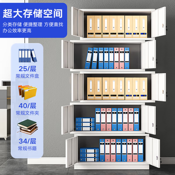 奈高（NAIGAO）保密柜文件柜铁皮柜员工柜资料柜电子密码锁档案柜钢制防盗密码柜