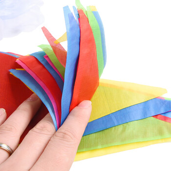 递乐 20*30cm大号串旗三角旗帜彩色100米 婚庆结婚用品婚礼婚房装饰布置彩旗10条/包 5320 递乐 20*30cm大号串旗三角旗帜彩色100米 婚庆结婚用品婚礼婚房装饰布置彩旗10条/包 5320