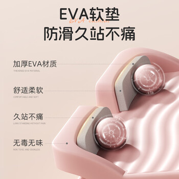 李宁（LI-NING）拉筋板折叠成人儿童家用站立式斜踏板拉伸器按摩矫正脚踝康复健身