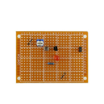 诺然 洞洞板制作套件新手焊接练习电路板路初学者学生DIY电子TZ-WNB-9 洞洞板6件套件（玻纤板）