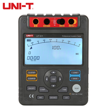 优利德（UNI-T）UT511 高压绝缘电阻测试仪数字兆欧表电子摇表数显绝缘特性测量仪