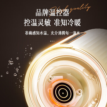 小画仙电水壶 双层防烫热水壶1.8L大容量家用烧水壶 304不锈钢电热水壶自动断电LDSH-1803