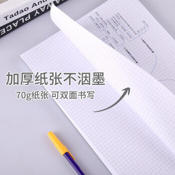 凯萨(KAISA)A4/200张网格纸方格活页纸 思维导图纸活页本可打孔替芯草稿纸笔记本活页 1包 凯萨(KAISA)A4/200张网格纸方格活页纸 思维导图纸活页本可打孔替芯草稿纸笔记本活页 1包