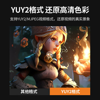 绿联HDMI高清视频采集卡4K环出 适用相机Switch/PS5手机平板电脑游戏抖音直播录制 转USB3.0/Type-C