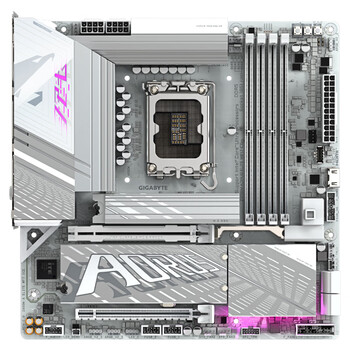 技嘉冰雕Z890M AORUS ELITE WIFI7 ICE DDR5主板 支持CPU Ultra U7-265K  U5-245K LGA 1851