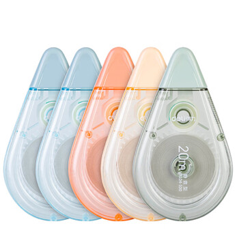 得力（deli）(deli)100米大容量修正带 低噪消音涂改带 顺滑改正带  5只装修正带 