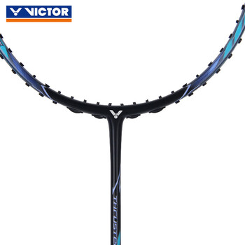 VICTOR威克多羽毛球拍胜利铁锤单拍TK-HMRL EX铁灰蓝5U已穿线23磅附手胶