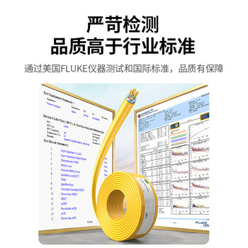 绿联超五类屏蔽网线【0.50±0.008mm纯铜线芯】CAT5e千兆带屏蔽网线 抗干扰工程监控布线305米 25952 绿联超五类屏蔽网线【0.50±0.008mm纯铜线芯】CAT5e千兆带屏蔽网线 抗干扰工程监控布线305米 25952