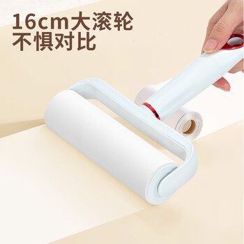一洋易达粘毛器滚筒可撕式猫毛清理器滚毛衣服地毯滚毛神器16cm7卷420撕