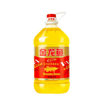 金龙鱼黄金比例食用调和油5l桶食用油人气好油5000ml
