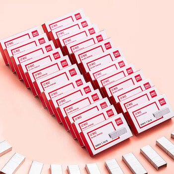 得力（deli）【超级爆款】24/6高强度订书钉 12#订书针 1000枚/盒 24盒装 可订25页 办公用品 P0012S