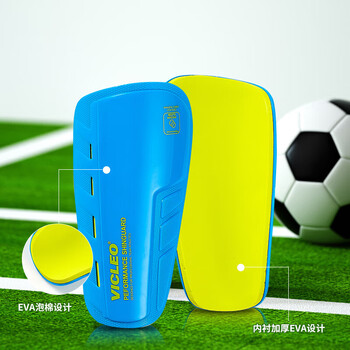 维克利奥VICLEO儿童青少年足球护腿板护踝护具插片式一对装V820216蓝色M 维克利奥VICLEO儿童青少年足球护腿板护踝护具插片式一对装V820216蓝色M