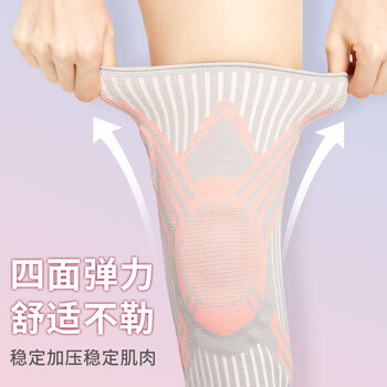 耐力克斯运动护膝女士专用膝盖关节护具羽毛球跑步装备半月板髌骨损伤大码