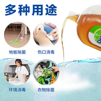 滴露洗衣消毒液衣物消毒水1.2L杀菌除螨 家居宠物环境除菌
