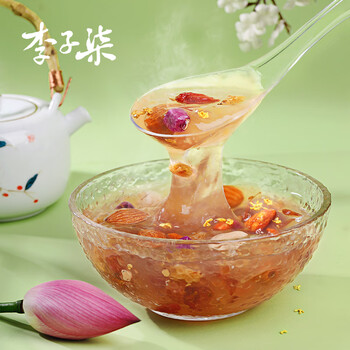 李子柒桂花坚果藕粉年货礼盒 营养代餐 350g*2罐 送父母长辈老人礼物 李子柒桂花坚果藕粉年货礼盒 营养代餐 350g*2罐 送父母长辈老人礼物