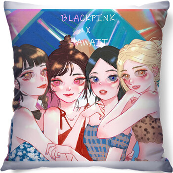 blackpink周边抱枕lisa金智秀jisoo朴彩英jennie照片定制靠垫枕4超柔