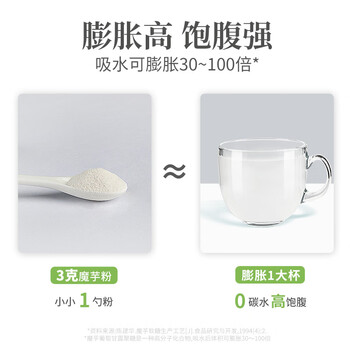 丙田 纯化魔芋粉150g 代餐饱腹魔芋精面粉烘焙膳食纤维粉冲泡固体饮料