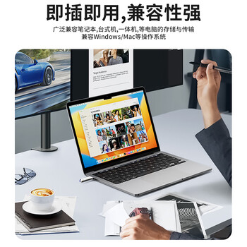 海康威视（HIKVISION）64GB USB3.2U盘大容量 S303金属 读速150MB/s 高速移动u盘 适用华为电脑商务办公学习通用优盘