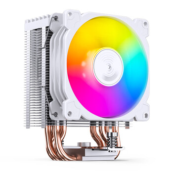 乔思伯（JONSBO）CR-1400E ARGB版白色 塔式CPU散热器（主板5VARGB同步/4热管/PWM风扇/多平台/附硅脂）