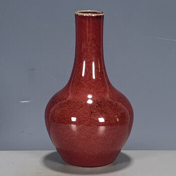 中国美術 古玩 红釉雙耳花瓶 置物 中国美術 古玩 红釉雙耳花瓶 置物 霽紅釉雙耳瓶- 故宮