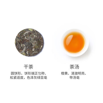 小罐茶（HWM） 茶叶 白牡丹茶（紧压白茶）多泡2罐装 5G*10饼 *1罐