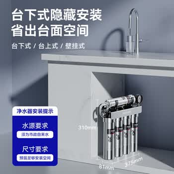 德克西德国净水器家用厨房自来水前置过滤器超滤净水机不锈钢净化器水龙头