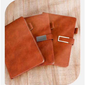 小月丫笔记本搭扣会议记录道林纸本商务办公记事本棕色A5 240页(5本起售) 小月丫笔记本搭扣会议记录道林纸本商务办公记事本棕色A5 240页(5本起售)