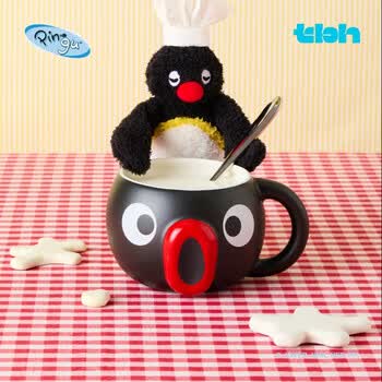 野兽派家居（tbh）Pingu陶瓷马克杯水杯礼盒装喝水杯大容量水杯情侣礼物 noot noot