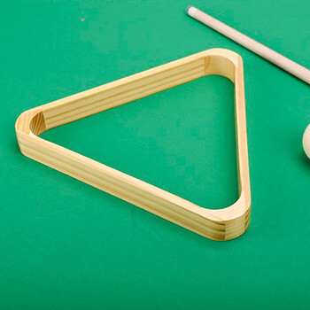 劲南中式黑8台球摆球架台球三角架实木台球配件