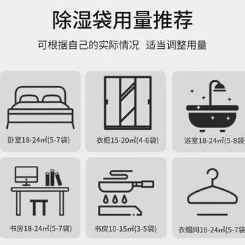 CEETOON 除湿袋230g 干燥剂家用衣柜氯化钙除湿包防潮防霉 10袋起售