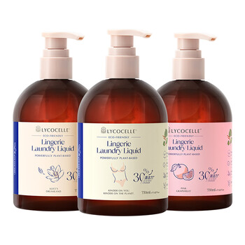 绽家内衣洗衣液330ml*3(白雪+橙花+葡萄柚)囤货【升级】去血渍黄渍