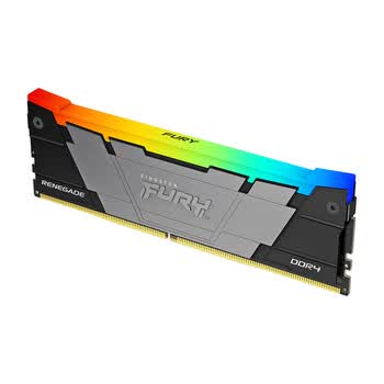 金士顿（Kingston） (Kingston) FURY 16GB DDR4 3200 台式机内存条 Renegade叛逆者系列 RGB灯条 骇客神条