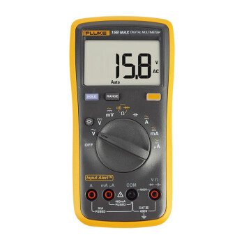 福禄克（FLUKE）15B MAX-01 数字万用表 掌上型多用表 自动量程 带背光 仪器仪表