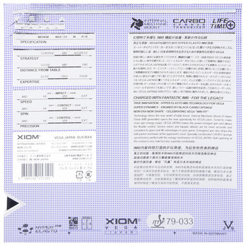 骄猛红V升级花V乒乓球胶皮 乒乓球拍套胶79-033内能VEGA JAPAN红色MAX 骄猛红V升级花V乒乓球胶皮 乒乓球拍套胶79-033内能VEGA JAPAN红色MAX