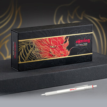 红环（rotring）圆珠笔签字笔 龙腾吉瑞礼盒600系列绿色 高档商务礼盒送礼