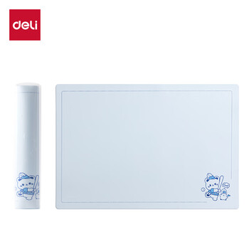 得力（deli）考试垫板A3书写垫板 学生考试作业书法绘画垫板 写字垫板复写板 72656A-J蓝色