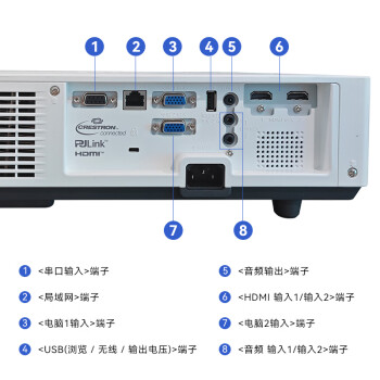 松下（Panasonic）PT-LMX380C激光投影仪 家用办公白天会议室专用家庭影院培训教学商务机（XGA 4000流明）