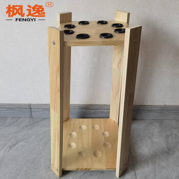 枫逸 台球杆架8孔放杆架台球俱乐部存杆放置架 方8孔