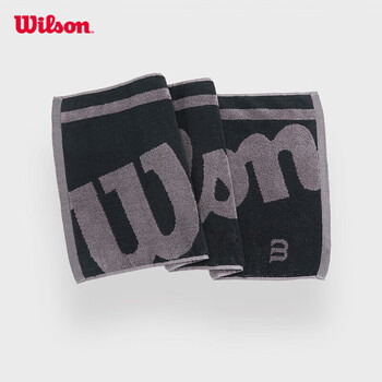 Wilson威尔胜运动毛巾 CHINA TOWEL SMU BLACK/GREY-WR8432901001